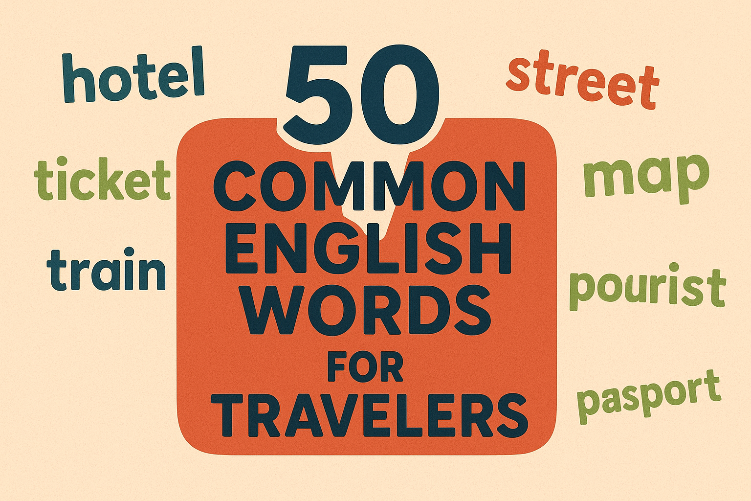 50 Common English Words for Travelers