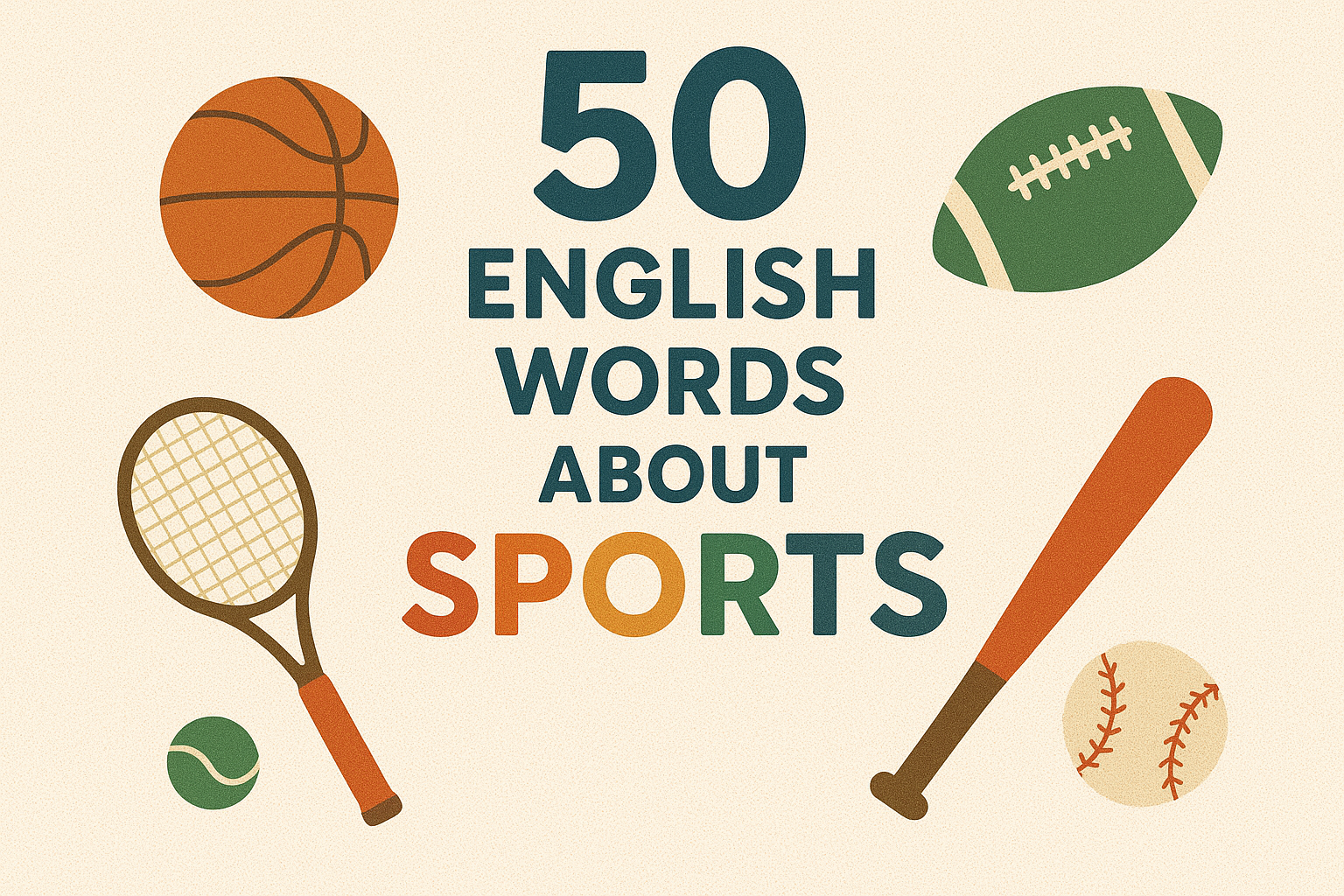 50 English Words About Sports