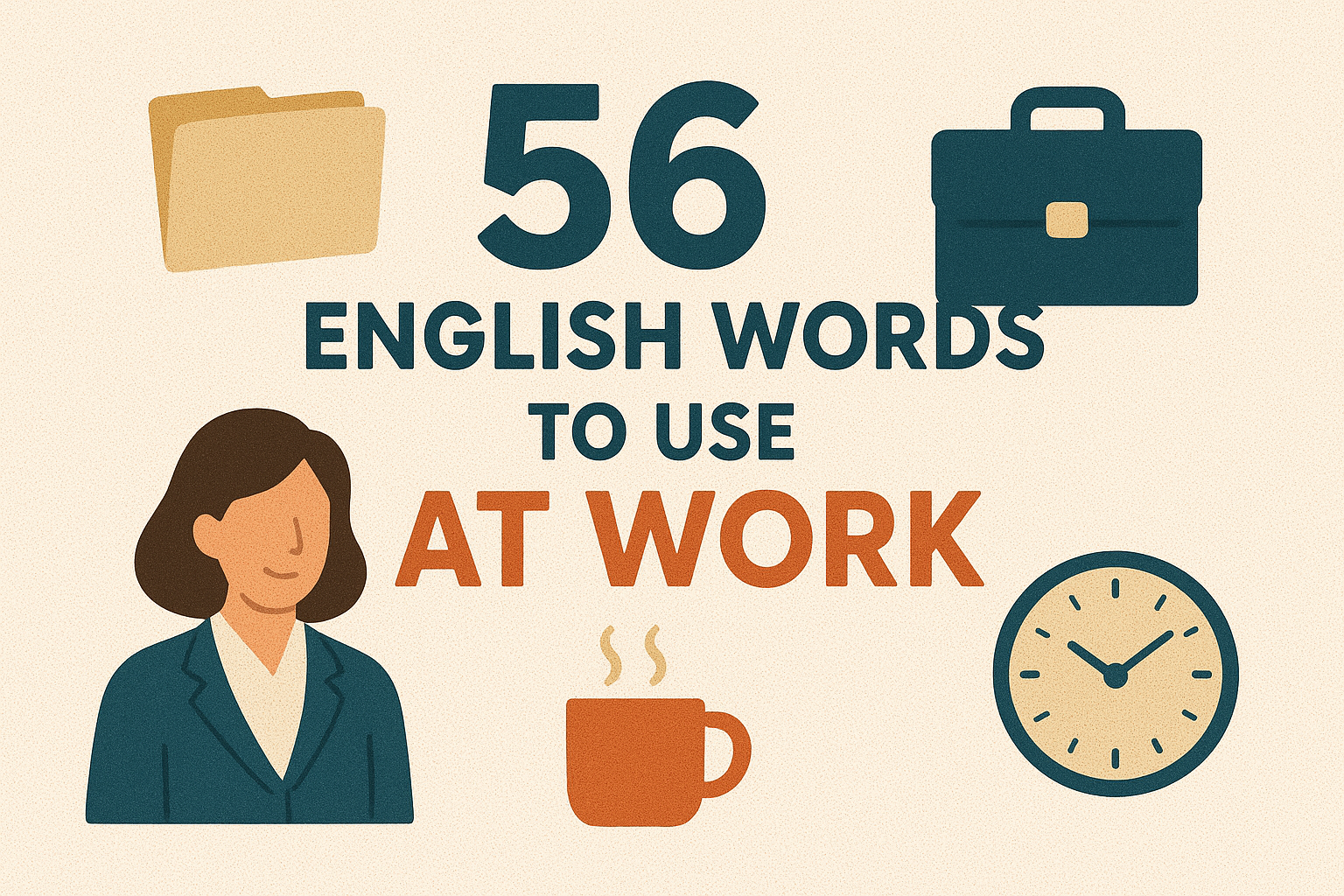 56 English Words to Use at Work