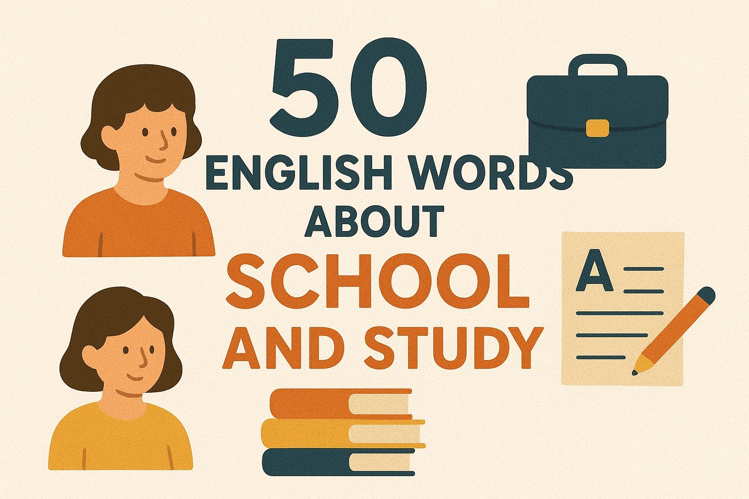 50 English Words About School and Study