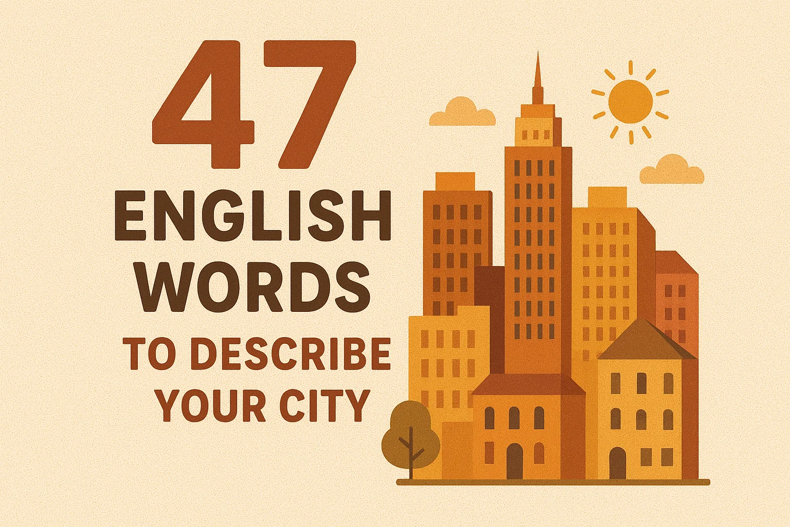 47 English Words to Describe Your City